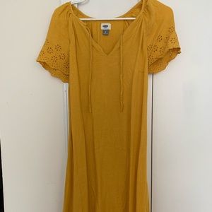 Mustard Yellow Shift Dress